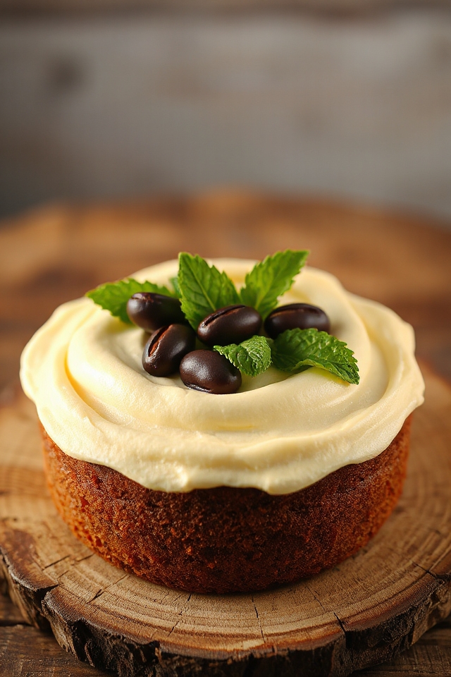 espresso cake baking process