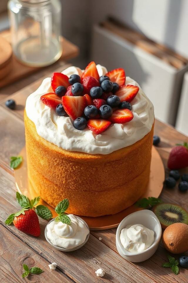 fluffy japanese sponge cake
