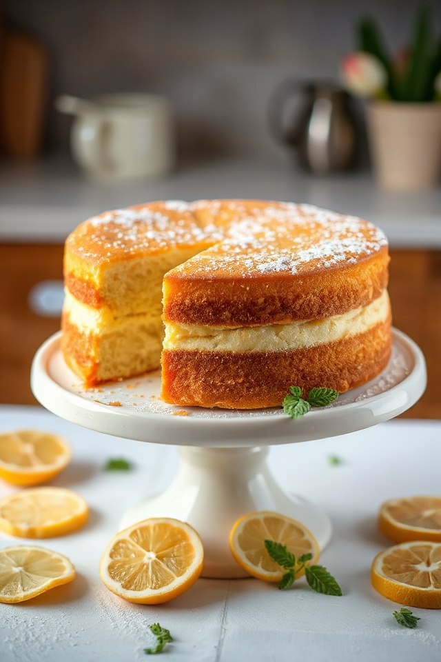 fluffy sponge cake recipe