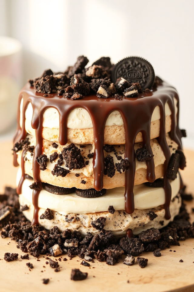 ice cream cake creation