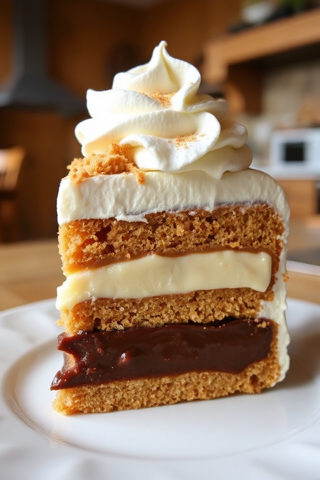 layered graham cracker dessert