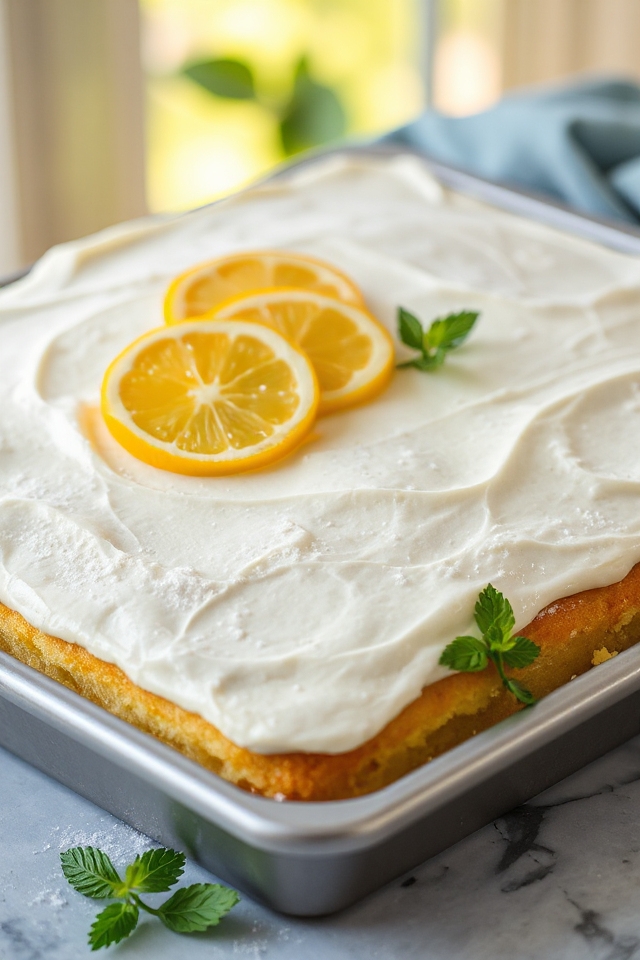 lemon cake baking instructions