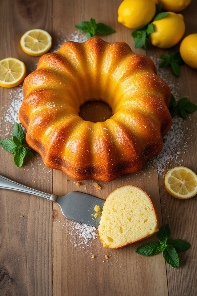 lemon flavored bundt cake recipe
