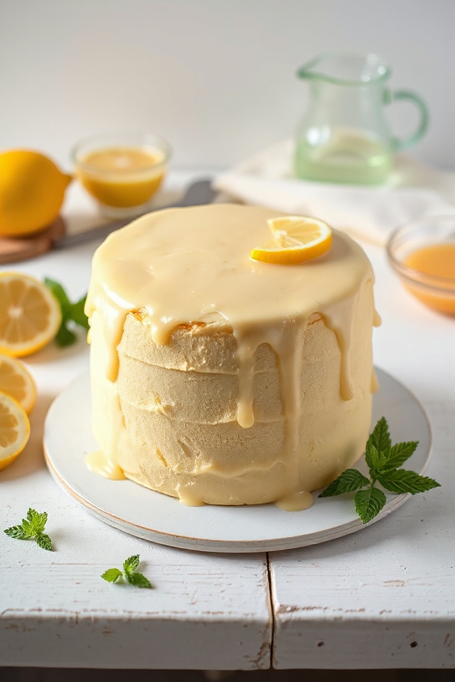 lemon flavored velvet cake recipe