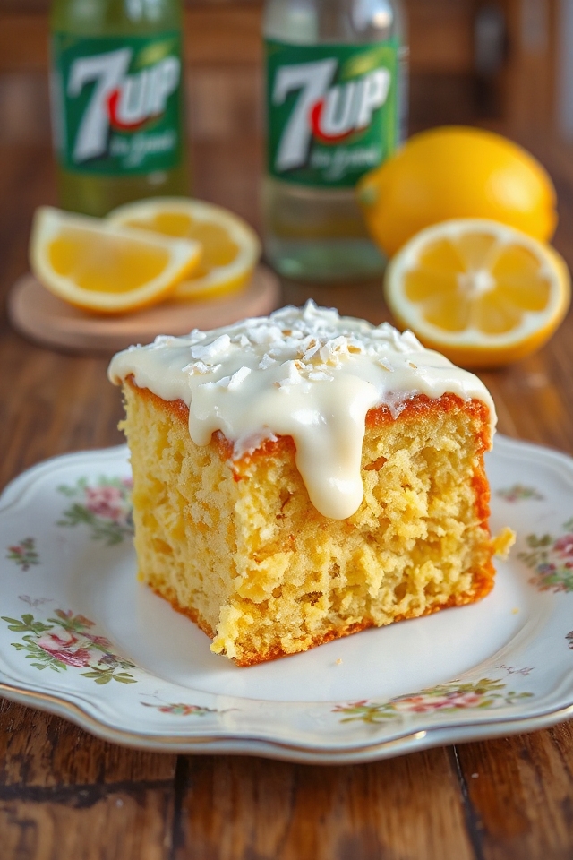 lemon lime cake with icing