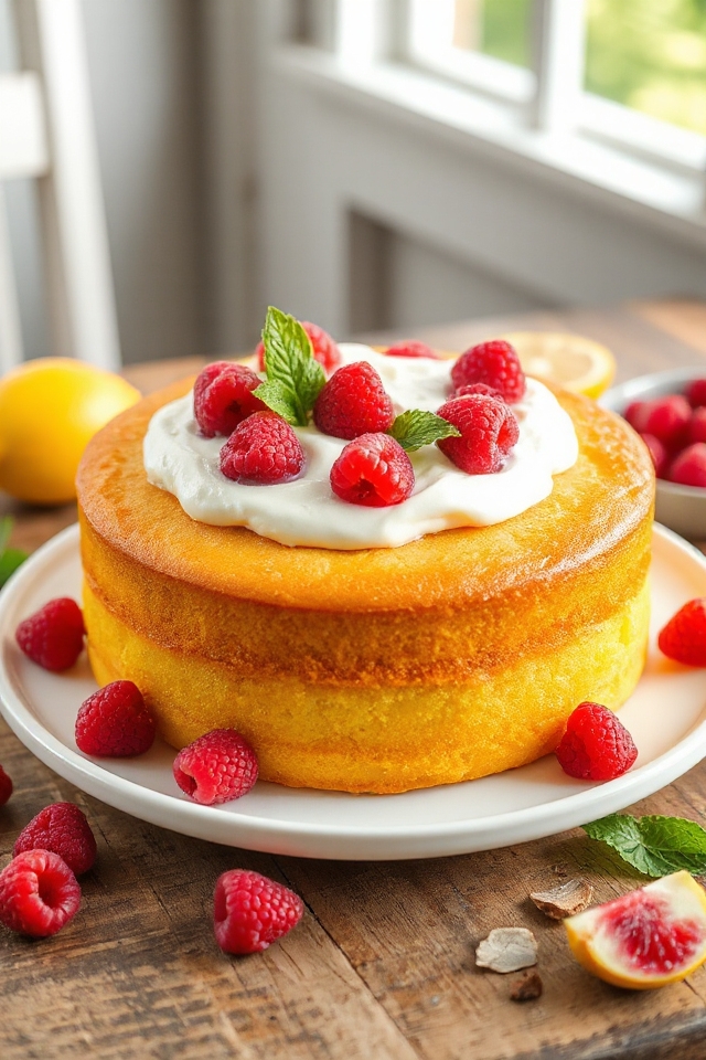 lemon raspberry cake recipe