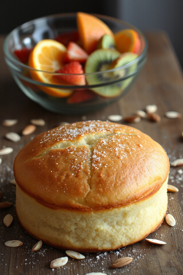 light and fluffy almond cake