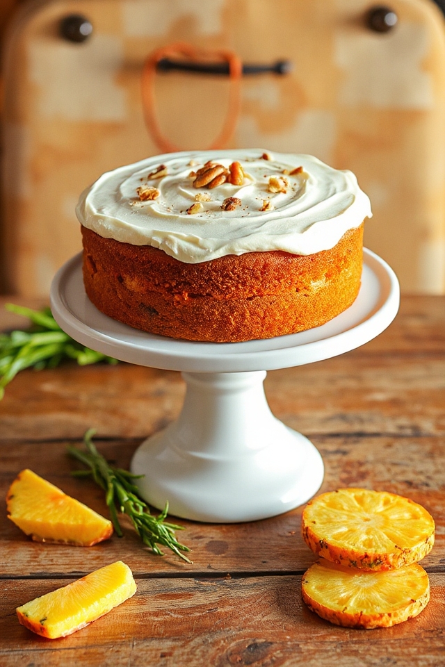 moist and delicious carrot cake
