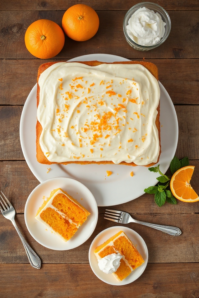 orange creamsicle cake recipe