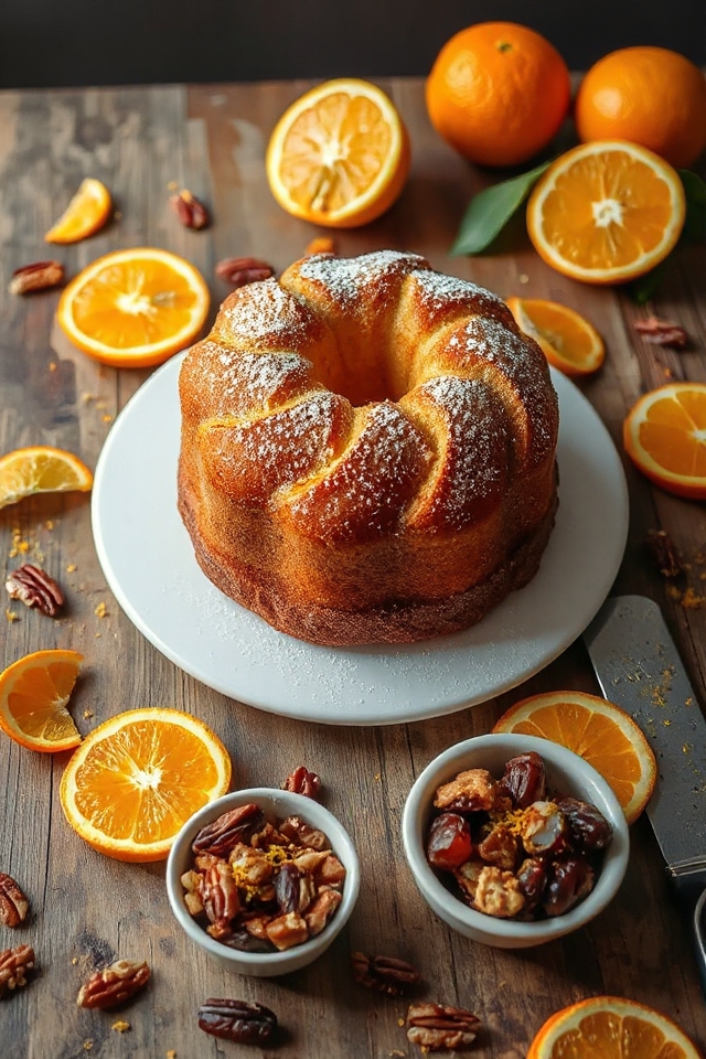 orange flavored pound cake