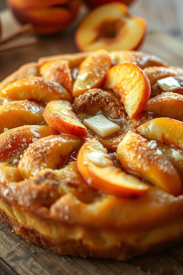 peach cake baking guidelines