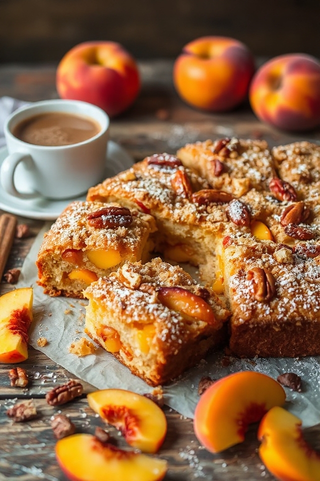 peach coffee cake recipe