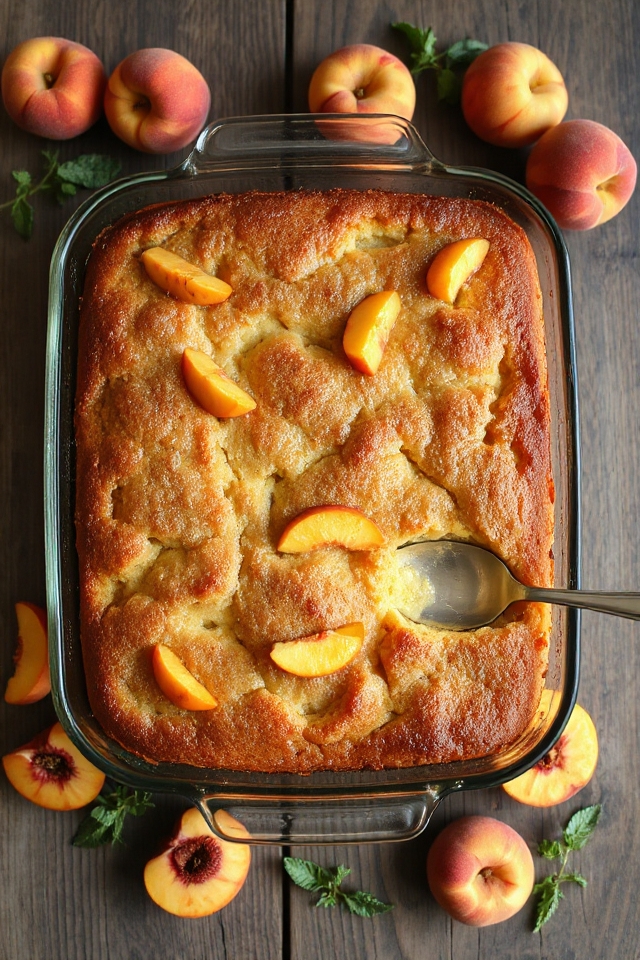 peach dump cake recipe