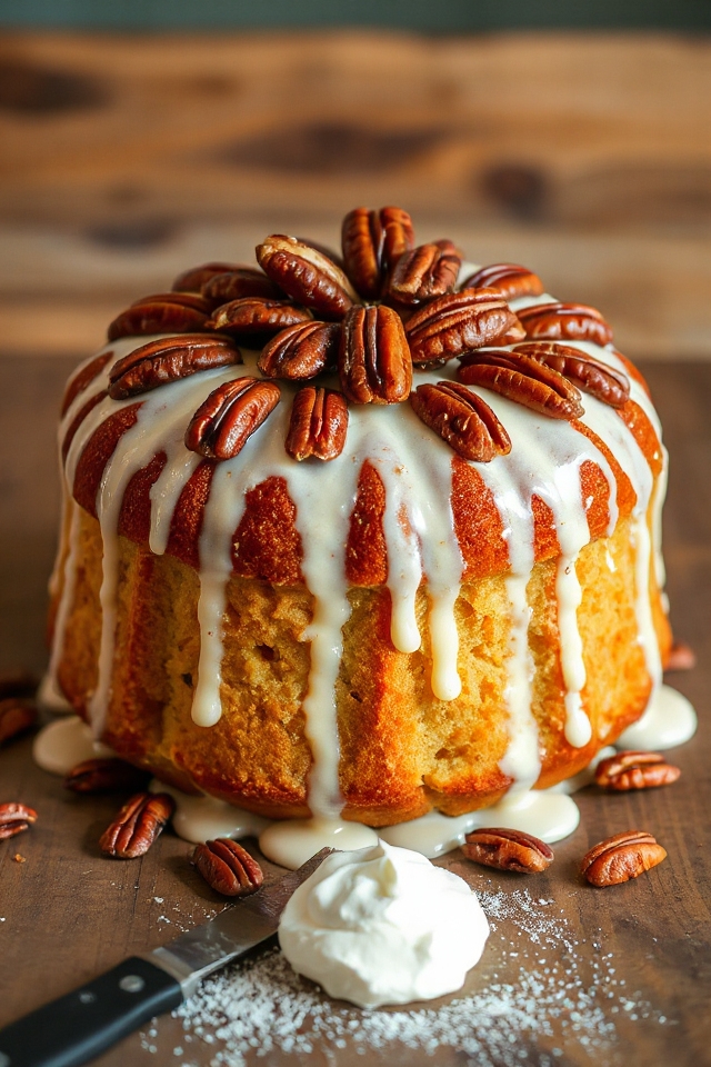 pecan cake baking instructions