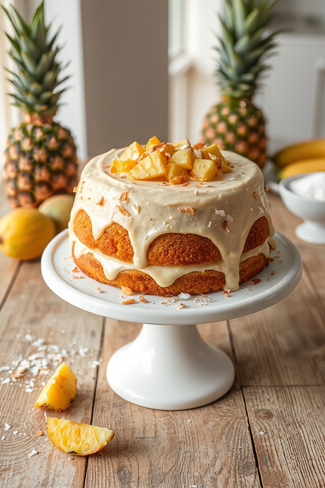 pineapple cake baking instructions