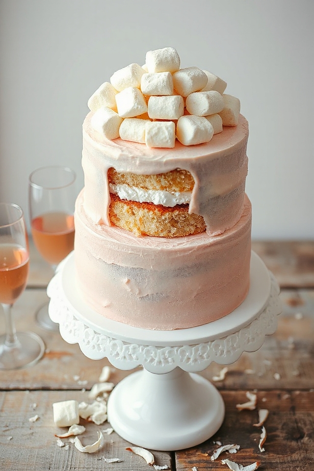 pink champagne cake recipe