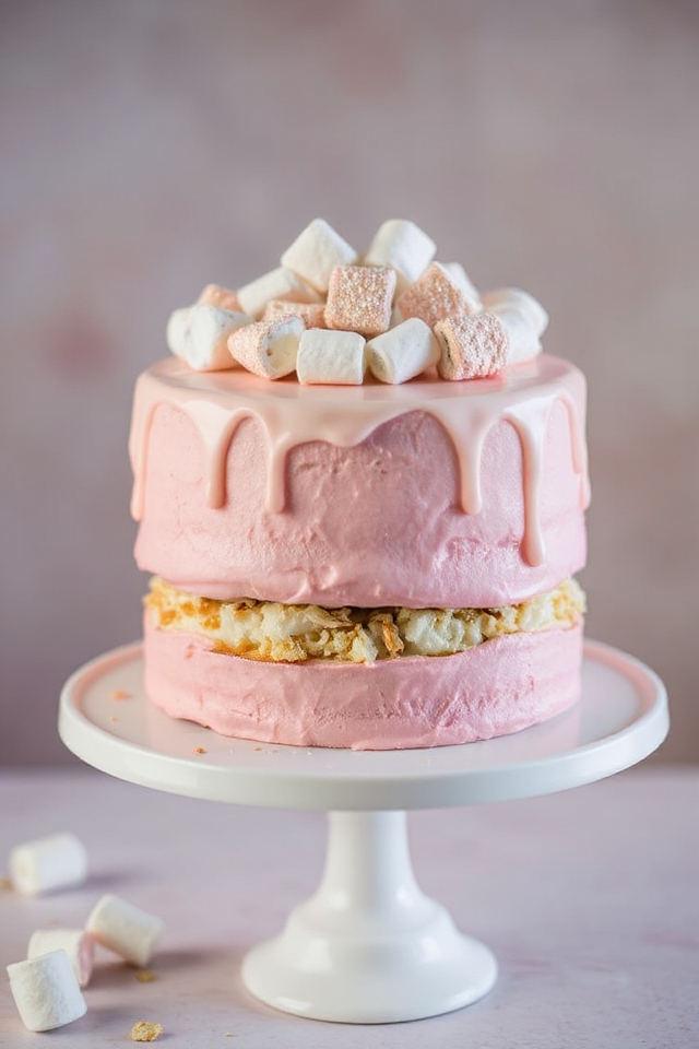 pink champagne cake recipe