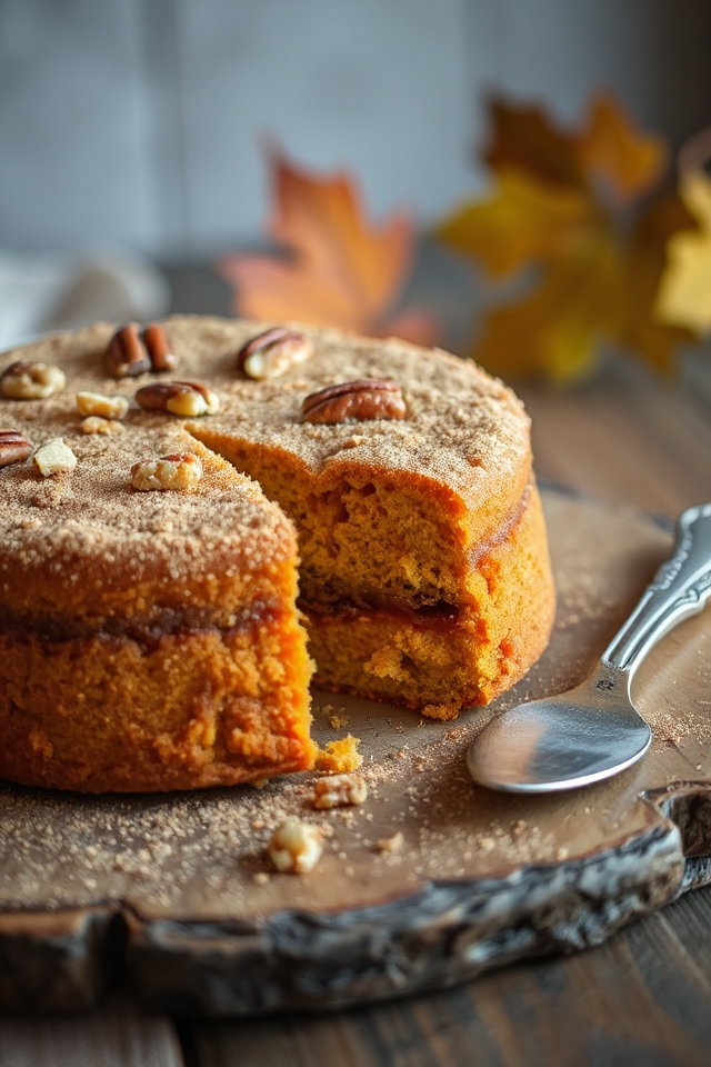 pumpkin coffee cake recipe
