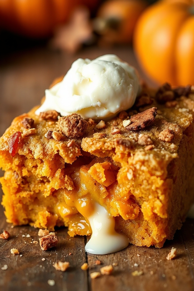pumpkin dump cake recipe