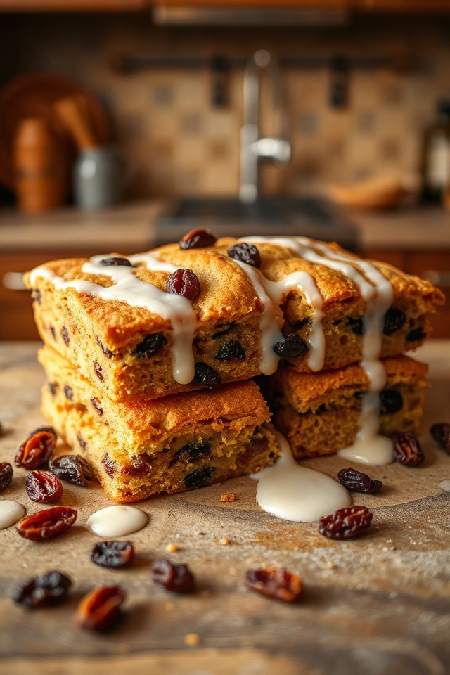 raisin cake baking process