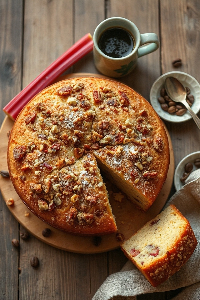 rhubarb coffee cake recipe