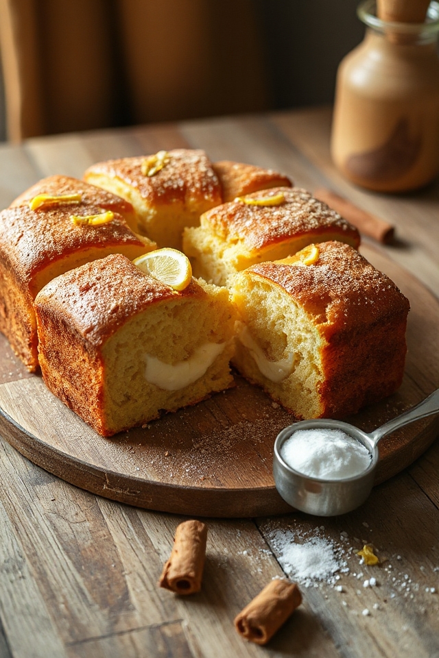 ricotta cake baking process