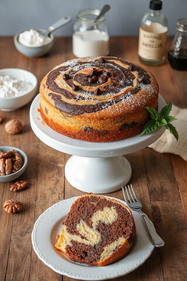 simple marble cake recipe