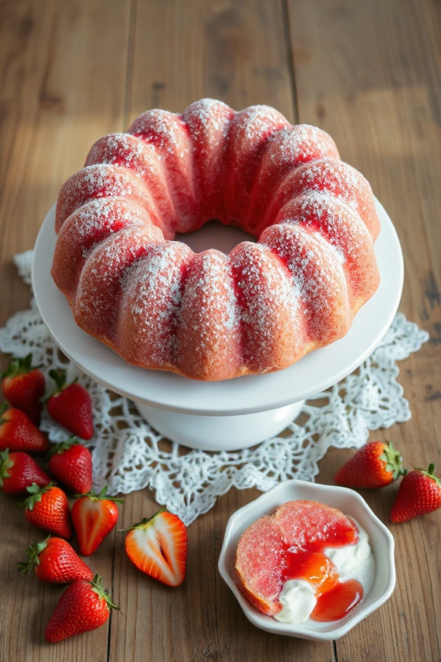 strawberry bundt cake recipe