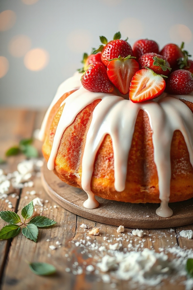 strawberry bundt cake recipe