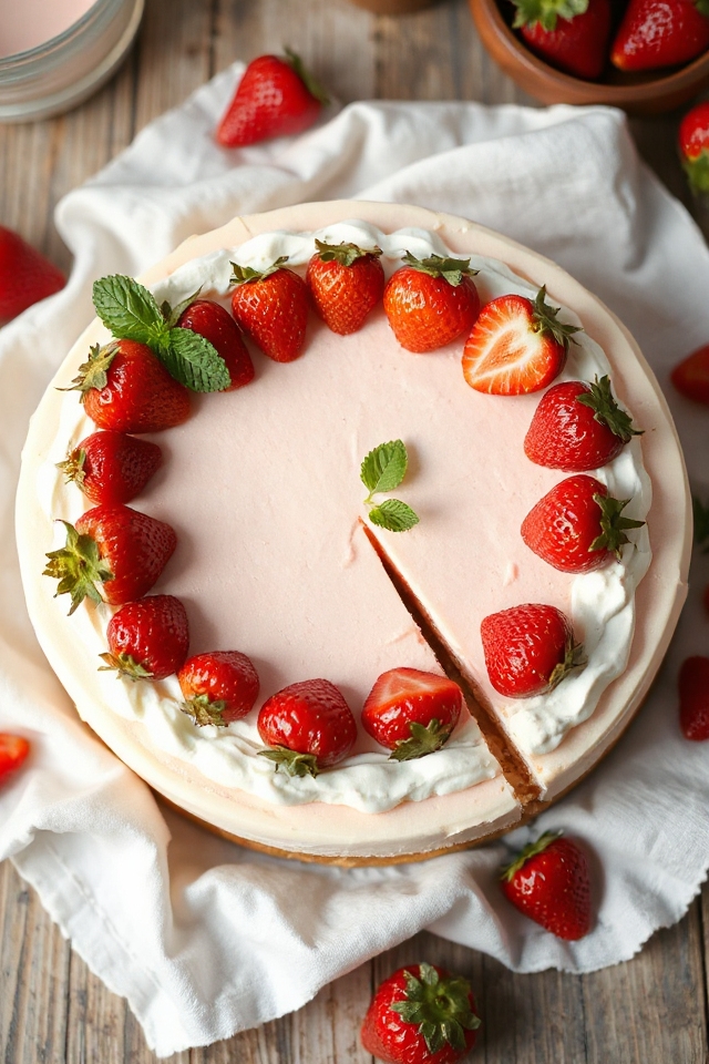 strawberry cheesecake dessert recipe