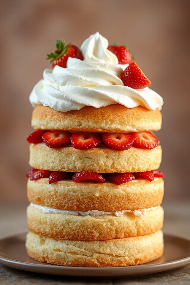 strawberry cream cake recipe
