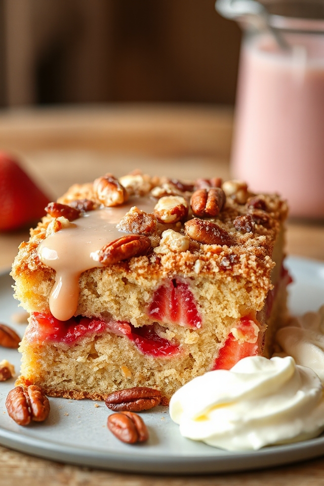 strawberry crunch cake recipe