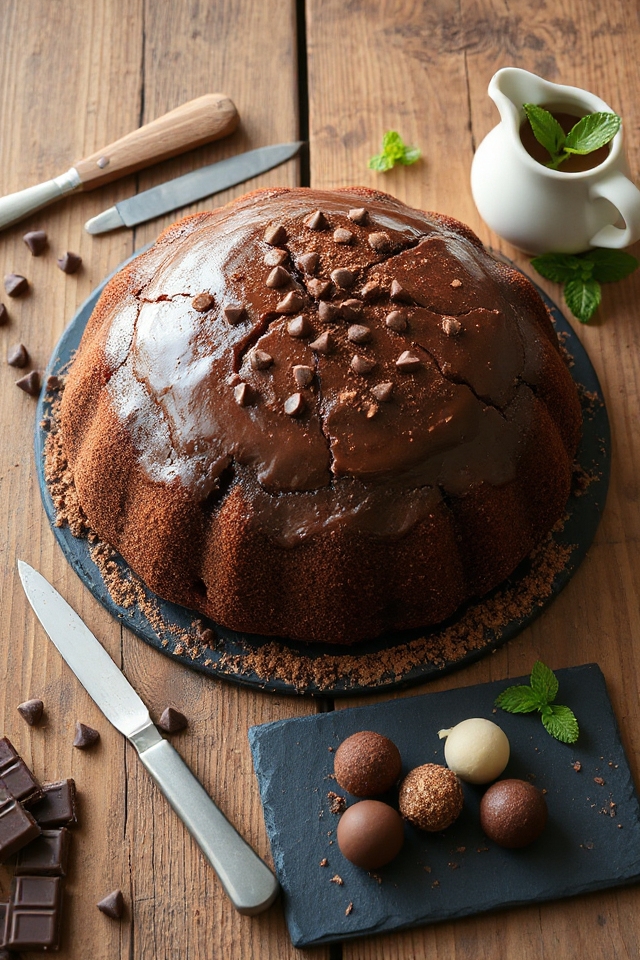 triple chocolate cake recipe