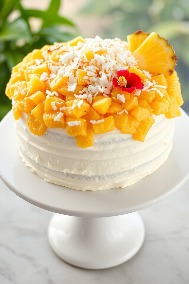 tropical dessert for celebrations