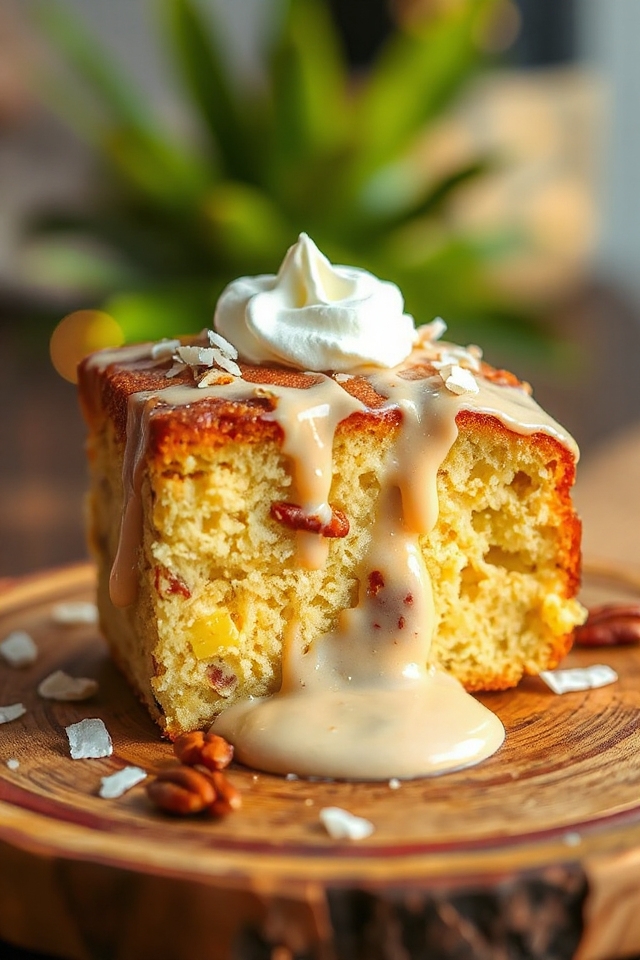tropical pineapple cake delight
