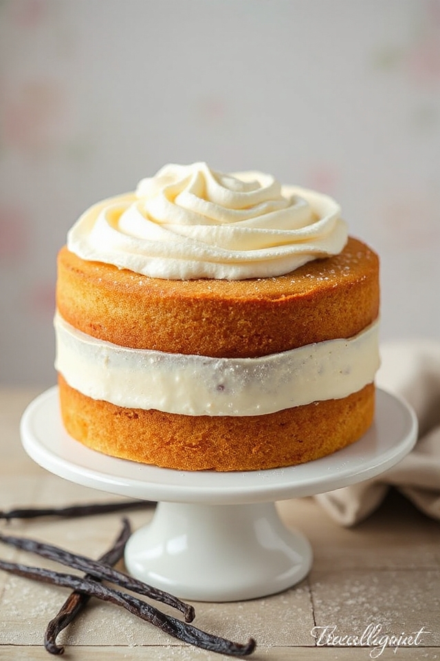 vanilla bean cake recipe