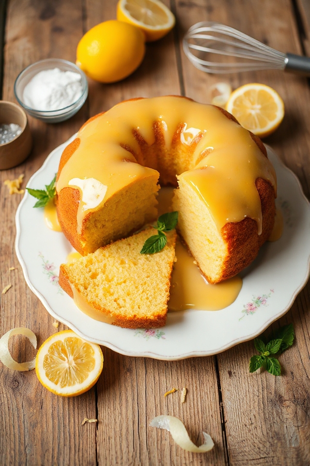 vegan lemon cake recipe