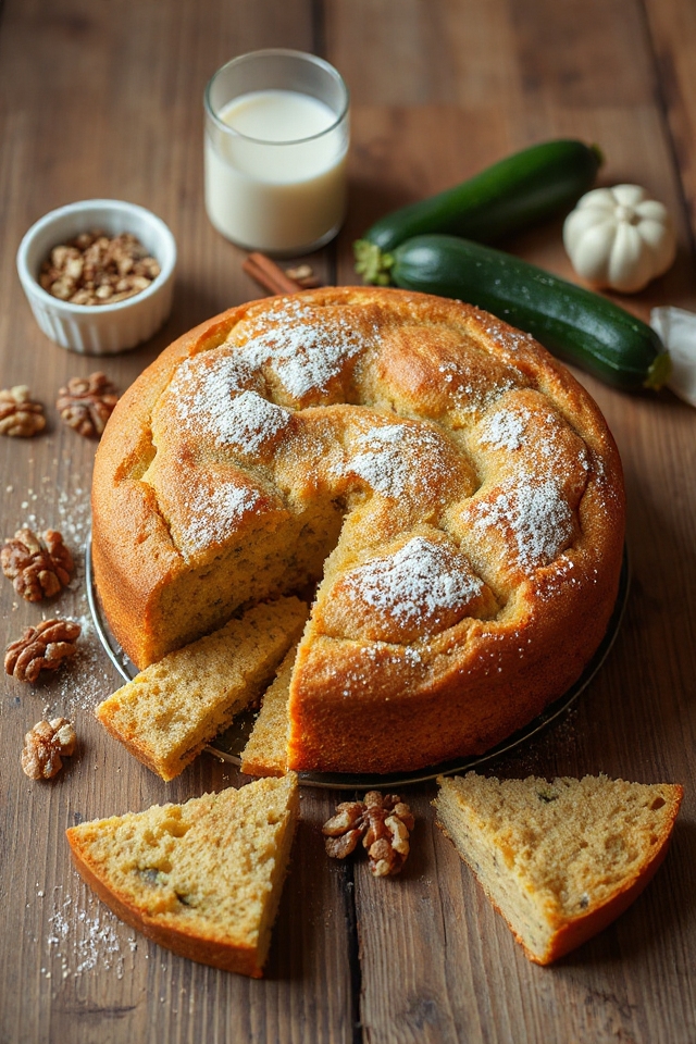 zucchini cake baking instructions