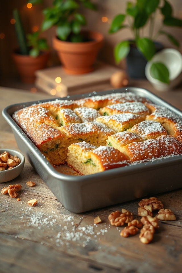 zucchini cake baking instructions